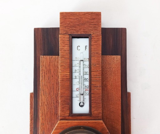 Baromètre Art Déco Station météorologique pour l'école d'Amsterdam