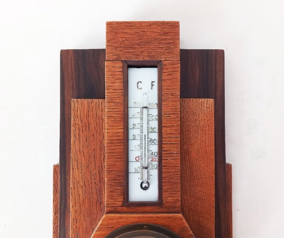Image 1 of Barometro Art Déco Stazione meteorologica scolastica di Amsterdam