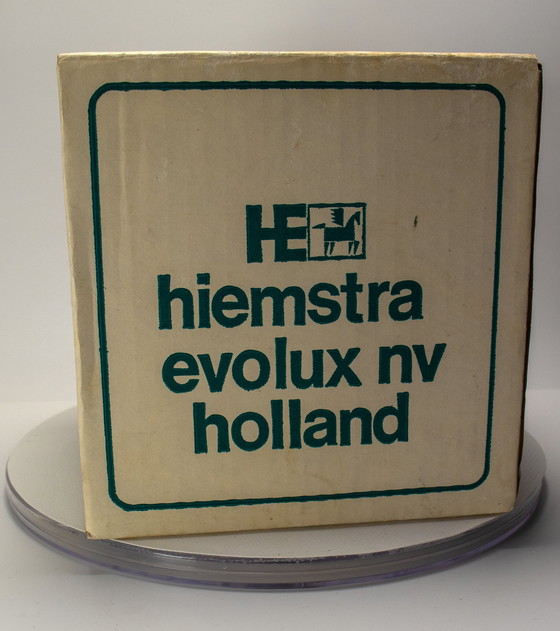 Image 1 of 4 X Hiemstra Vintage Hiemstra Lampe pendante en métal orange Lampe pendante rétro 70's