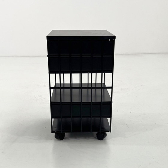 Image 1 of Wire Chest of 3 Drawers on Wheels by Bruna Rapisarda for Robots, 1980s