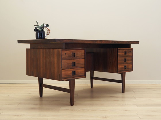 Image 1 of Rozenhouten bureau, Deens ontwerp, 1960S, Productie: Denemarken