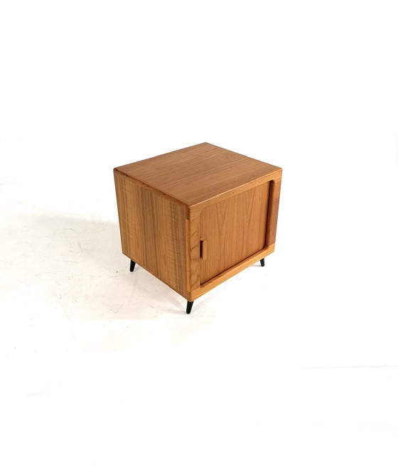 Image 1 of Armadio vintage danese con ante scorrevoli, Silkeborg Møbelfabrik '80