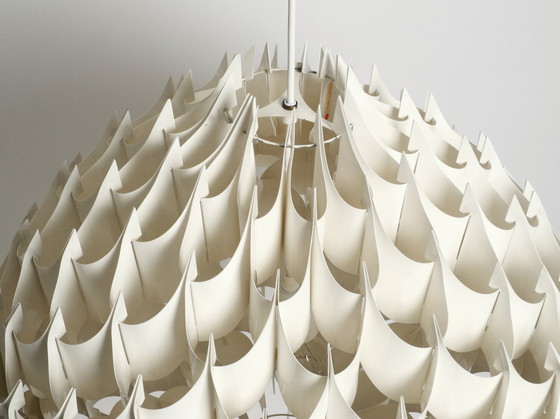 Image 1 of Rara lampada a sospensione XXL Rytmic di Havlova Milanda 1969 per Vest | Prodotta in Austria | Ø 68 cm