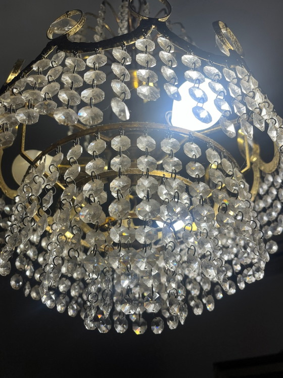 Lustre Swarovski, Cristal, Or, Blanc (photo 3 sur 6)