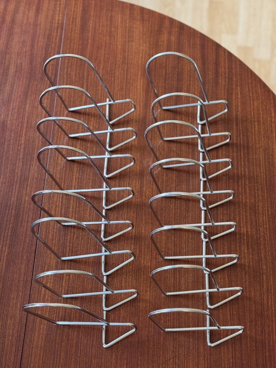 Image 1 of 16x vintage IKEA Flit minimalistische boekensteunen design Hagberg & Hagberg 90s