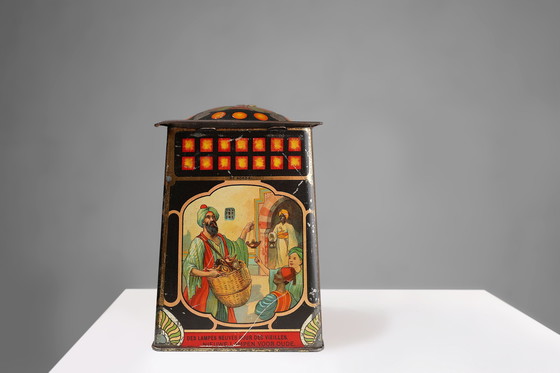 Image 1 of Antieke Art Nouveau blikken doos van De Beuckerlaer, jaren 1890