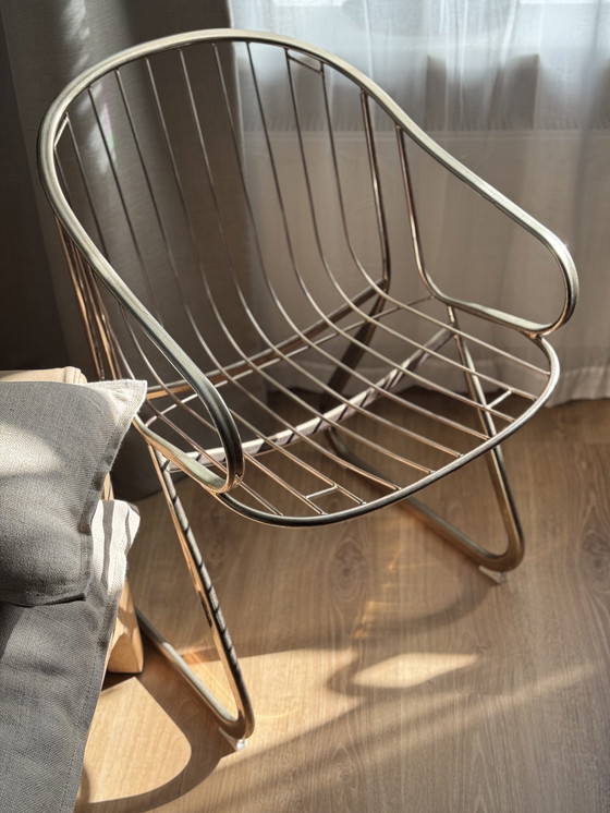 Image 1 of Mid-eeuwse Europese designstoel uit de late jaren 50