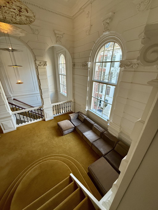 Modulares Sofa im Vintage-Design aus braunem Samt – Italienisches Design der 1970er Jahre