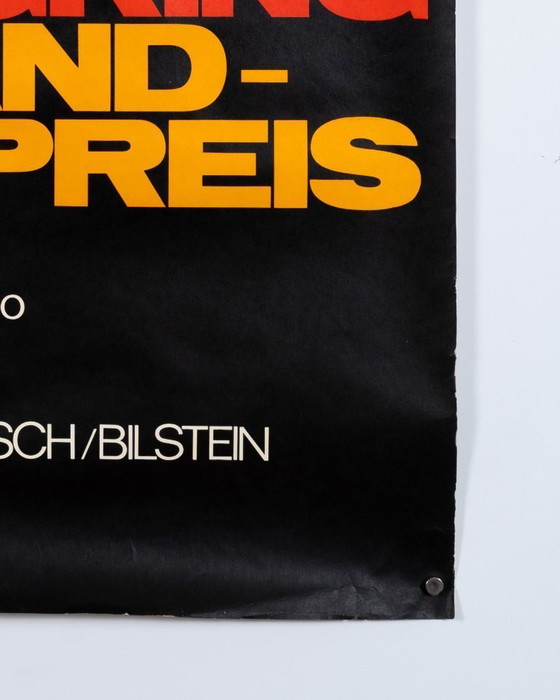 Image 1 of Porsche Interserie Nürburgring 1972 – Originele Vintage Porsche Poster van Atelier Strenger – Mid-Century Modern – 102x76 cm