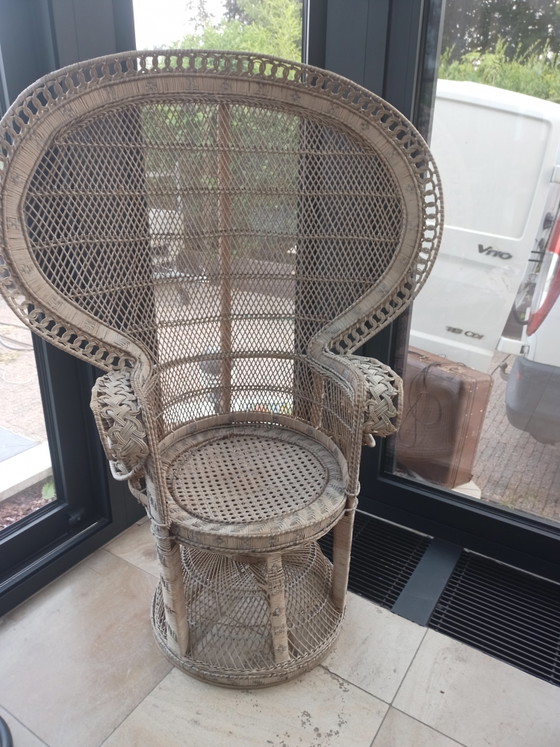 Peacock Chair Pauwenstoel Chaise Emmanuelle – Fauteuils, Rattan, Wicker (photo 4 of 7)