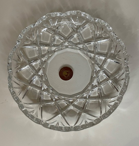 Image 1 of Vintage Walther Glas Kristallen Snoepschaal/bonbonnière Jaren '70/'80