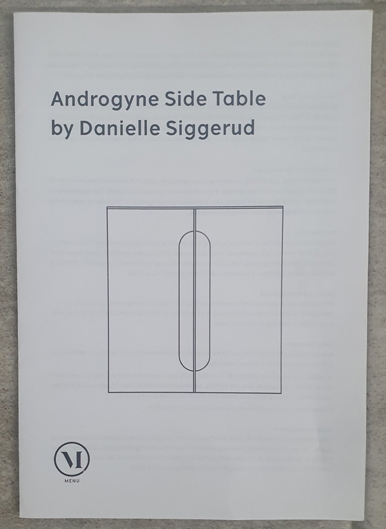Image 1 of Tavolino laterale Last con piano in marmo (Androgyne) - Audo Copenhagen (Menu)