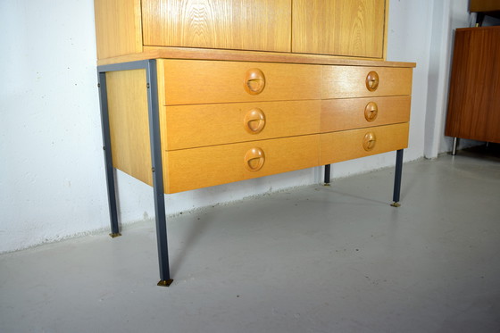 Image 1 of Mid Century Dresser Vintage Cabinet Highboard Hellerau Chest of Drawers