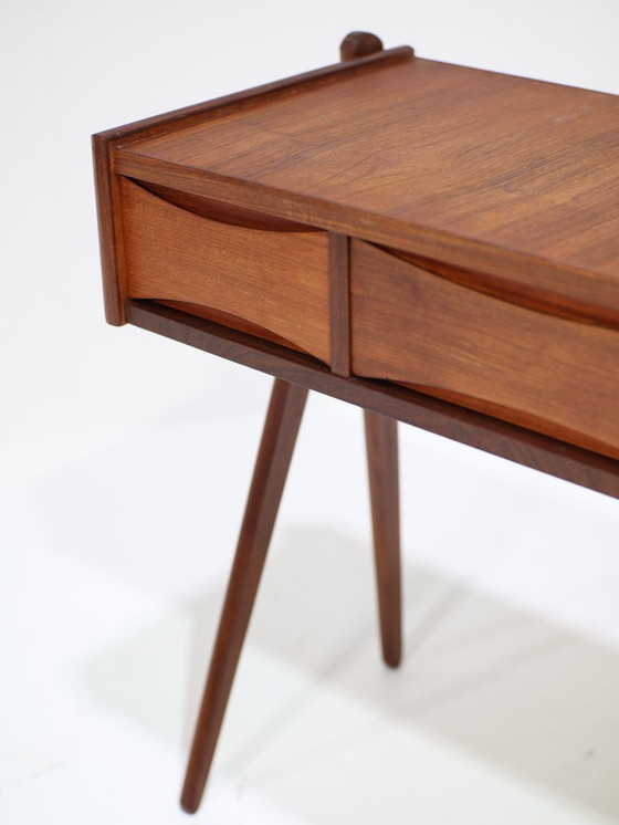 Image 1 of Coiffeuse, meuble d'entrée et commode en teck d'Arne Vodder, années 1960