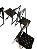 6 sedie pieghevoli di design 'Trieste', Aldo Jacober '60