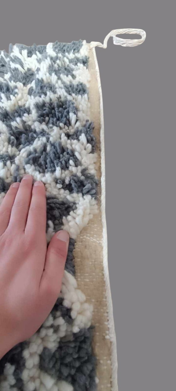 Image 1 of Tapis berbère en laine vierge Tapis marocain - 307 x 213 cm 300 x 200 m Type B13.2