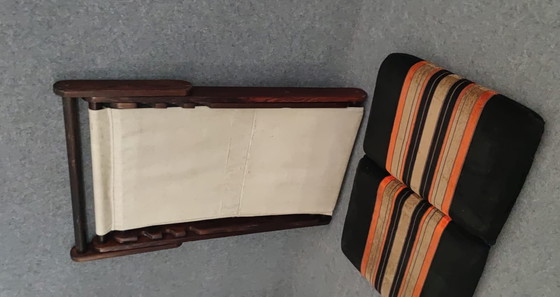 Image 1 of CHAISE MID CENTURY DANISH DESIGN 60s TEAK VINTAGE RETRO