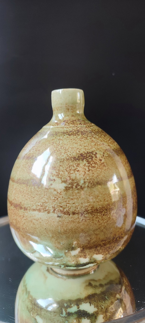 Image 1 of Brocca in gres di Matthieu Liévois, Atelier Créamik (Séné, Morbihan)