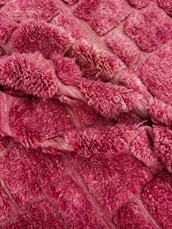 Image 1 of Moroccan Mrirt Rug Handmade Wool – Large Pink Berber Area Rug 200x320 cm