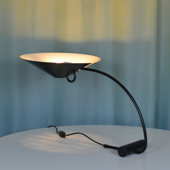 Image 1 of 1x bent desk light with XL shade