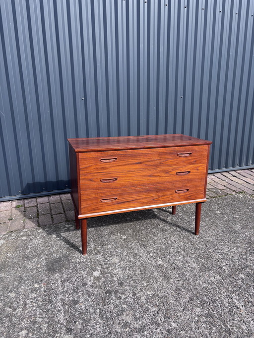 Vintage Ladekast Teak