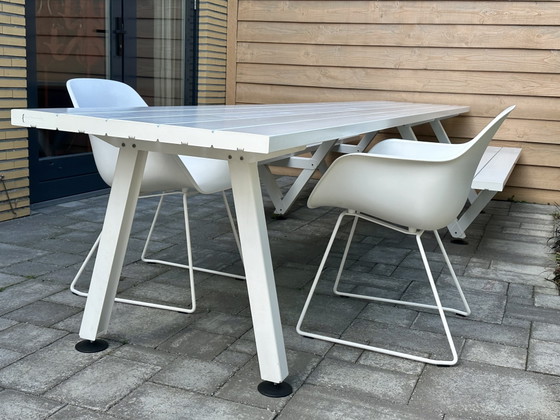 Ensemble Plein Air Extremis Marina Collection en blanc cassé 415 cm – Ensembles de jardin, Polyester, Metal (photo 6 of 15)