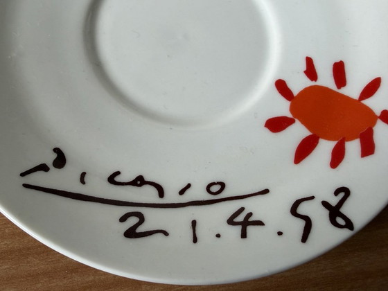 5 Espressotassen und Untertassen - Picasso Bouquet De Fleurs 21.4.1958 – XL Art, Geschirr, Porcelain (photo 4 of 5)