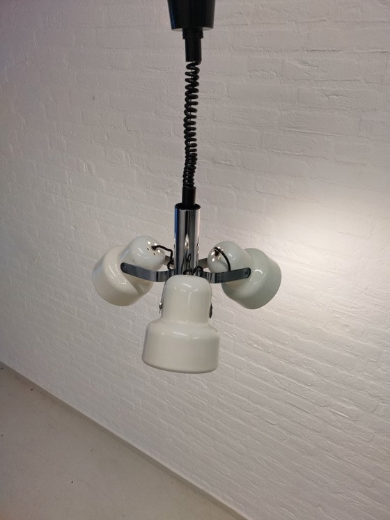 Lampada a sospensione a 3 faretti – Vintage – Lampade a sospensione, Metal (photo 5 of 8)