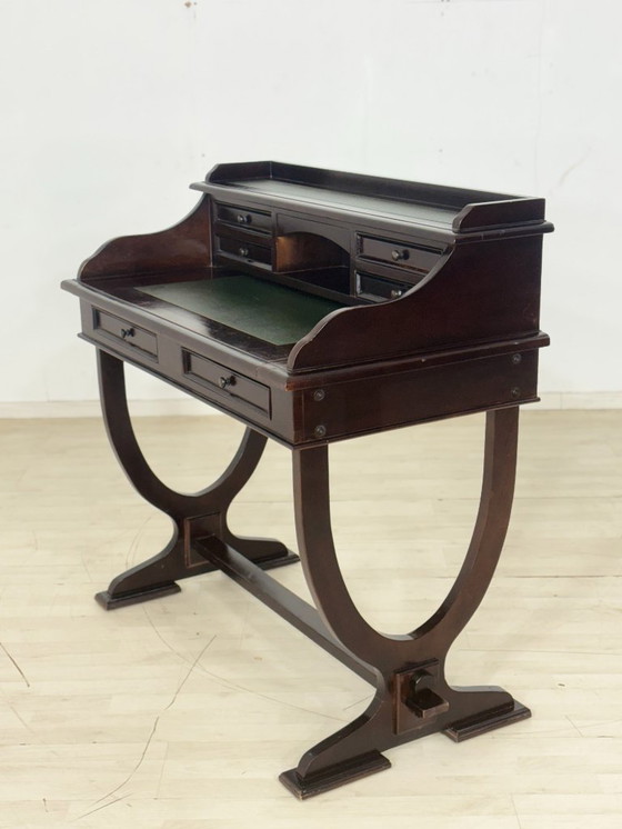 Image 1 of Scrivania in mogano / scrittoio / tavolo da ufficio / tavolo in stile coloniale