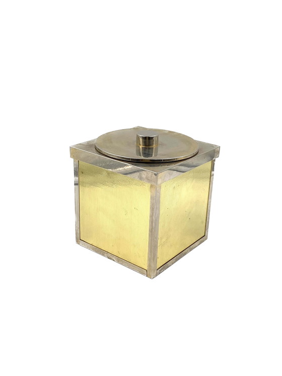 Image 1 of Hollywood Regency Golden Ice Bucket, Italy, ca. 1970s