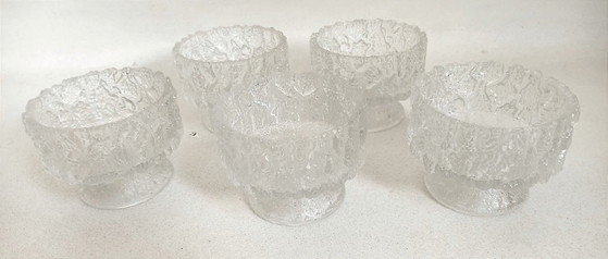 Image 1 of Juego de 5 cuencos de postre Ittalia de la década de 1970.