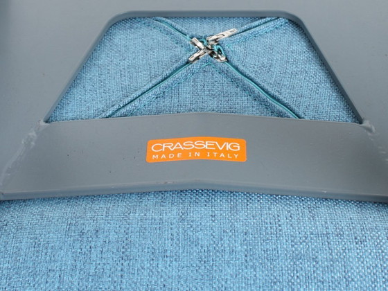 Image 1 of 6x Crassevig Pola Round P/4W sedia blu