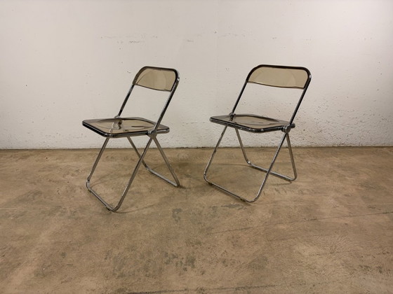 Image 1 of Plia stoelen van Giancarlo Piretti voor Anonima Castelli, jaren 70, set van 4