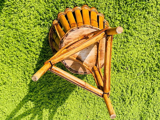 Image 1 of Supporto per piante in bambù * Vintage anni '50 * Porta piante