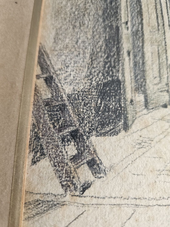 Amédée Ernest Lynen, Objets d'art, Verre, Papier, Beige (photo 5 sur 8)
