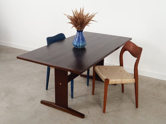 Image 1 of Tavolo in quercia, design danese, anni '70, prodotto da Farstrup Møbler