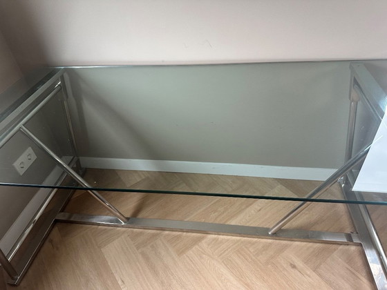 Image 1 of Scrivania in vetro Eichholtz