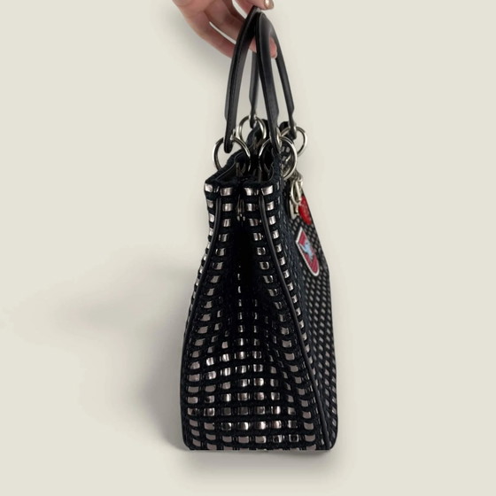Dior borsa satchel Diorissimo media in tweed metallico con patch – Borse a spalla, Pelle (photo 18 of 32)