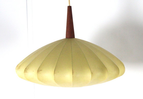 Vintage Cocoon Ufo Hanglamp – Hanglampen, Wood (photo 14 of 15)
