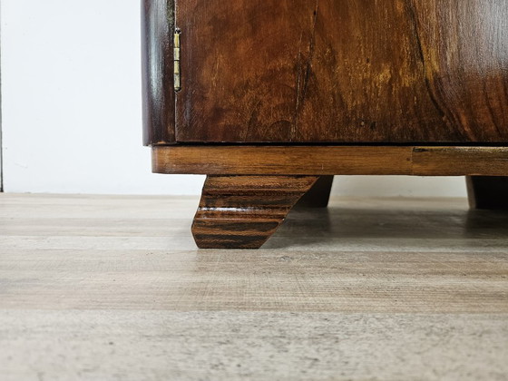 Image 1 of Tocador Art Decó con mármol blanco y espejo