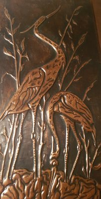 Vintage Copper Decorative Wall Panel, 1960S