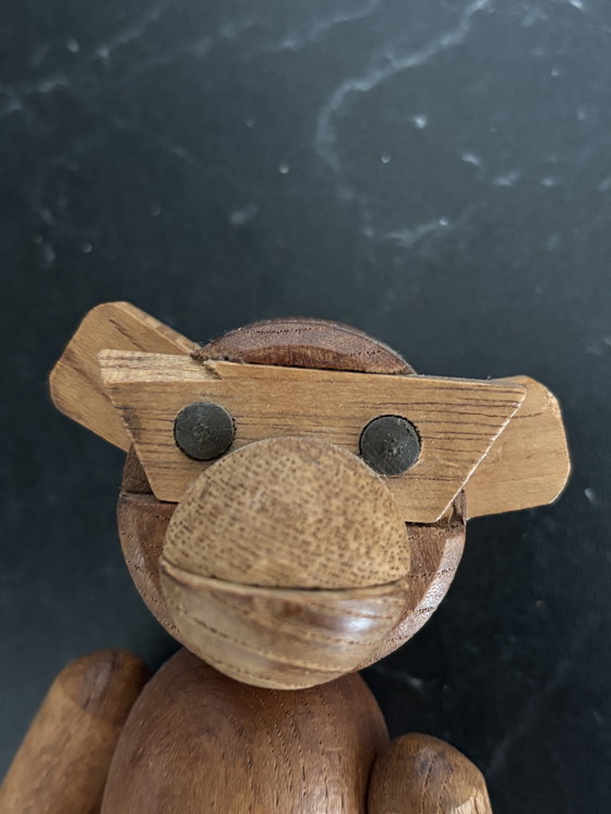 Image 1 of Vintage Deens Aapje Style Kaj Bojesen Jaren 60