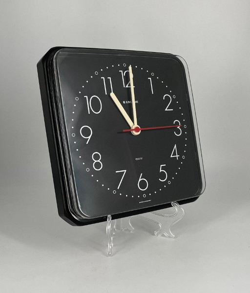 Vintage Junghans Wall Clock W 738 - Bauhaus Style - Made in Germany