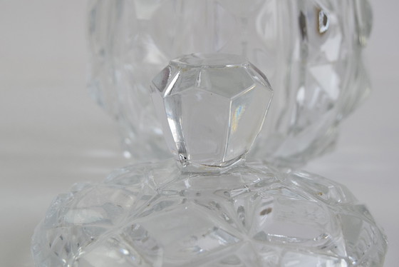 Image 1 of Boheems kristallen suikerpotje met deksel