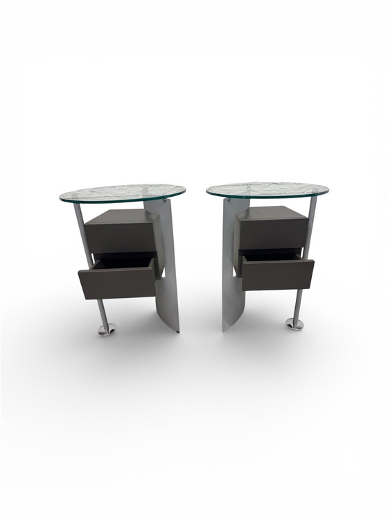 Image 1 of 2x Casprini Klee bijzettafel van Kuin & Kuin uit de jaren 90.