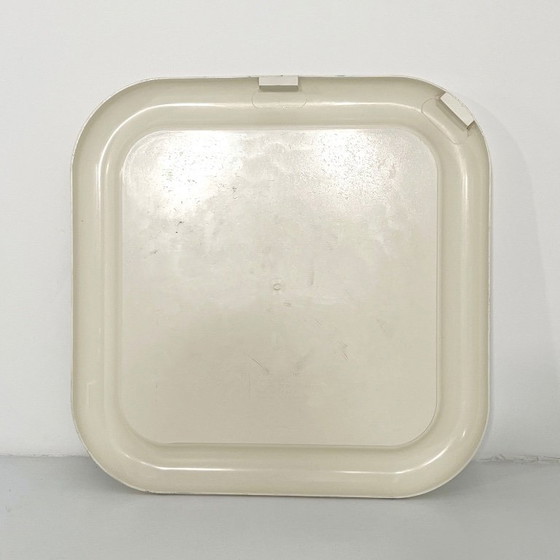 Image 1 of White Delfo Mirror by Sergio Mazza for Artemide, 1970s