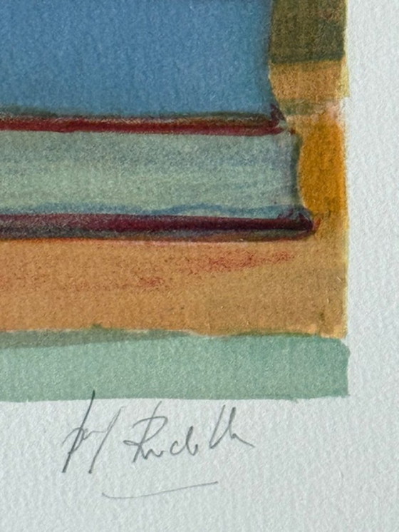 Image 1 of Lithograph "Bouquet of Flowers" by Pierre Marie Rudelle