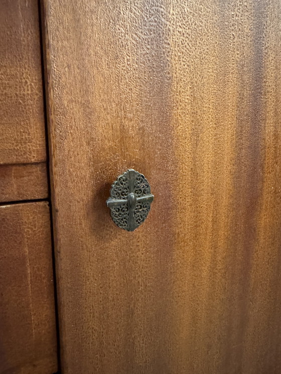 Image 1 of Vintage wooden sideboard with special details, 1950s