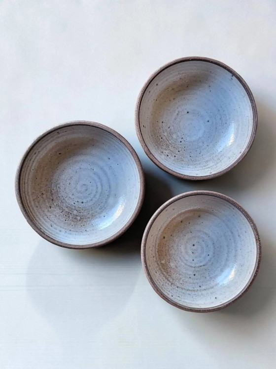 3 steengoed kommen van Ratilly / J&N Pierlot / Puisaye – Servies, Porcelain, Vintage (photo 3 of 6)