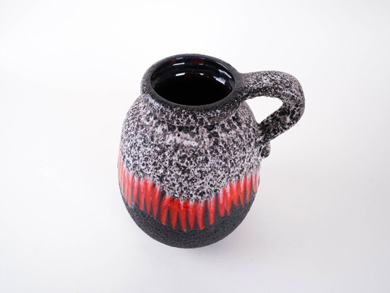 Image 1 of Ceramic vase Fat Lava, German design, 1960s, made in West Germany